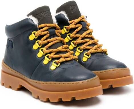 Camper Kids Brutus lace-up boots Blue