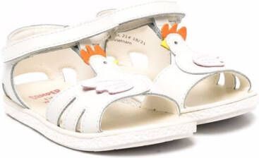 Camper Kids chick cut-out detailed sandals White