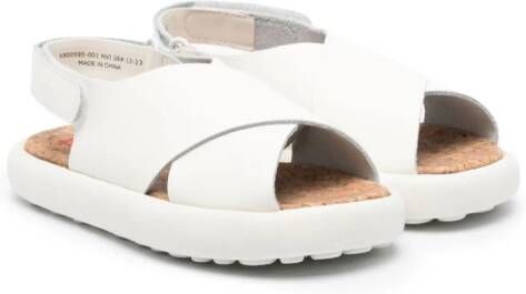 Camper Kids Pelotas Flota leather sandals White
