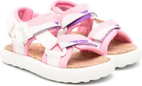 Camper Kids Pelotas Flota logo-debossed sandals White