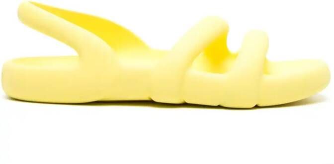 Camper Kobarah slingback slides Yellow