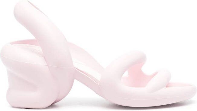 Camper Kobrah 75mm slingback sandals Pink