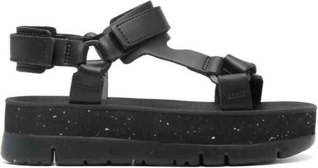 Camper Lasted leather sandals Black