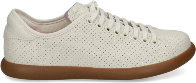 Camper perforated lace-up sneakers White