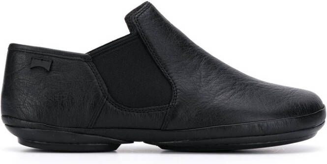 Camper Right leather loafers Black