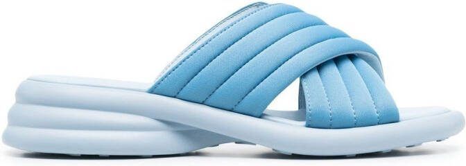 Camper Spiro crossover-strap sandals Blue