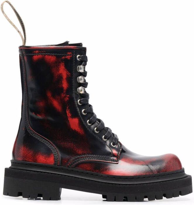 CamperLab Eki chunky-sole lace-up boots Black