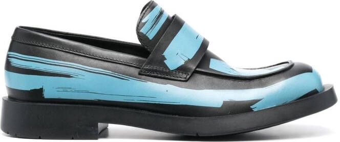 CamperLab Mil 1978 leather loafers Black