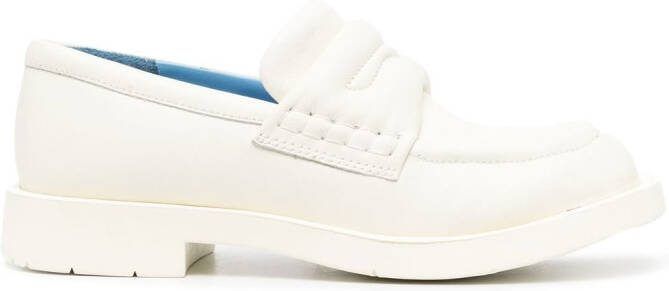 CamperLab padded leather loafers White