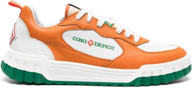 Casablanca Court leather sneakers White