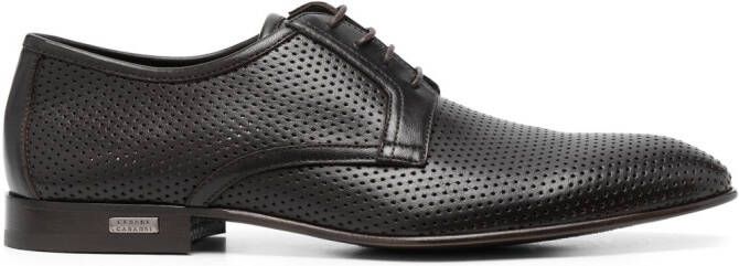 Casadei leather Derby shoes Brown