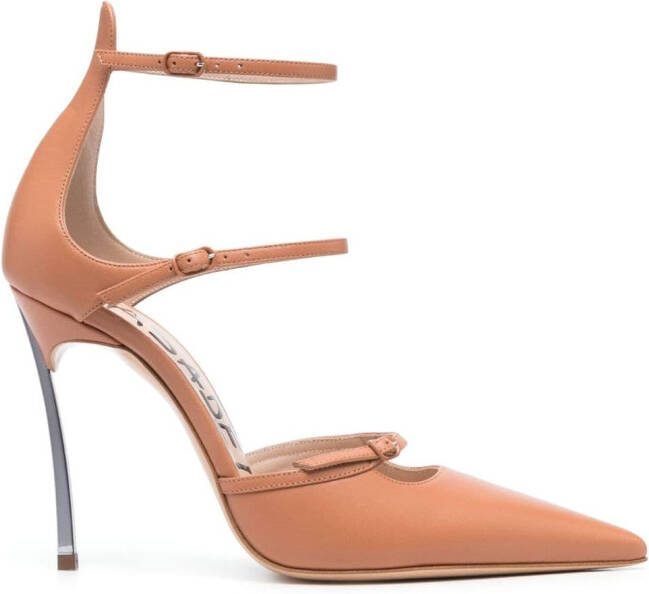 Casadei Rachel Super Blade 105mm pumps Brown