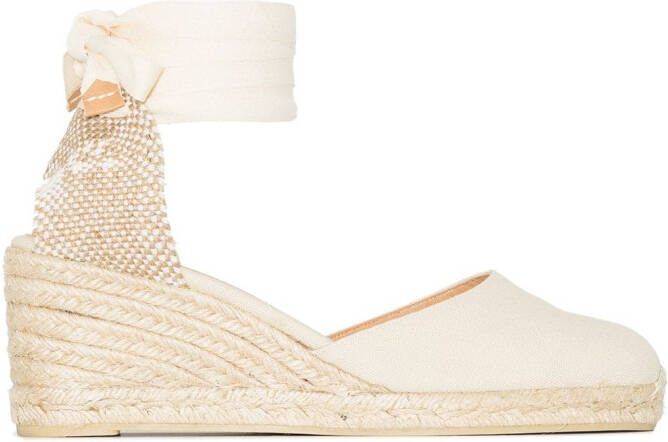 Castañer 80mm Carina espadrilles White