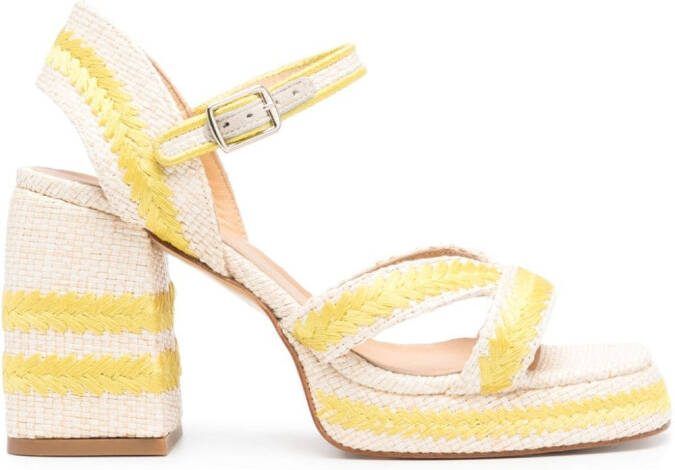 Castañer Vega 201 80mm sandals Neutrals