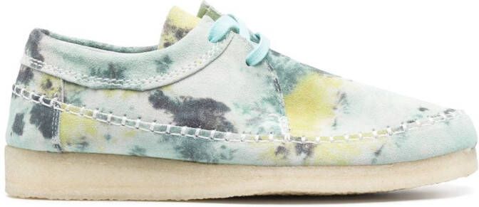 Clarks lace-up low-top sneakers Blue