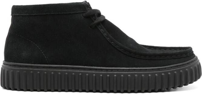 Clarks Torhill Hi suede boots Black
