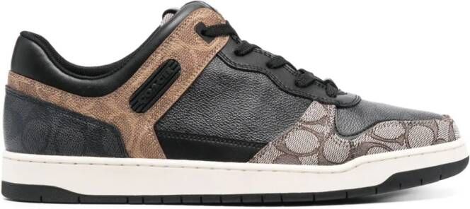 Coach C201 monogram sneakers Black