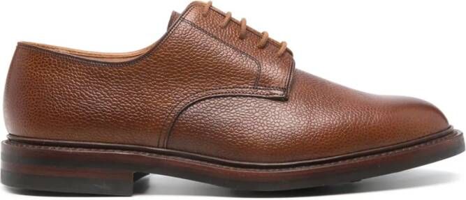 Crockett  Jones Gasmere leather derby shoes Brown