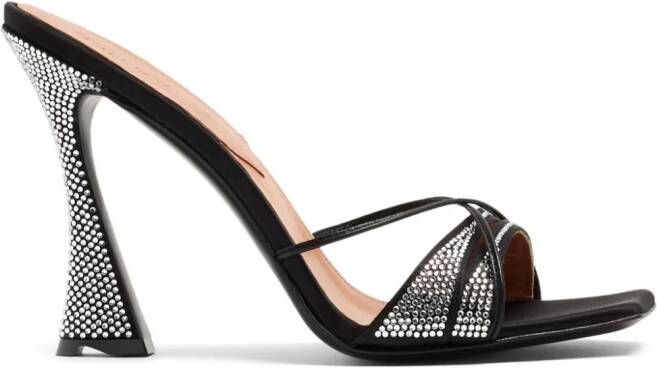 D'ACCORI 100mm Lust mules Black