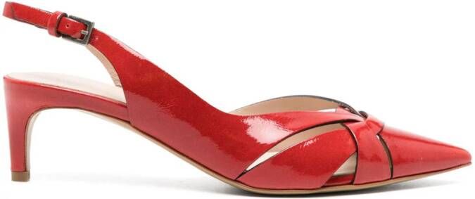 Del Carlo 60mm Décolleté pumps Red