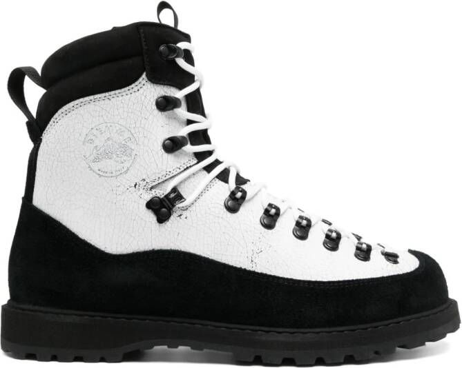 Diemme Everest two-tone leather boots White