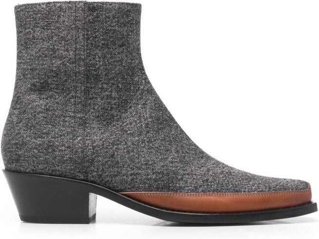Diesel mid-heel boots Black