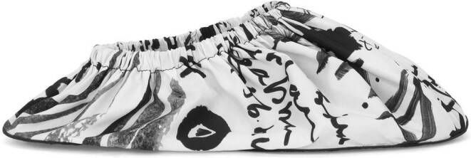 Dolce  Gabbana abstract-print slip-on shoes White