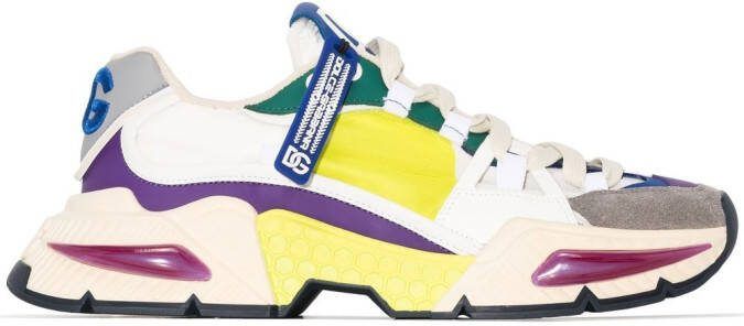 Dolce  Gabbana Air Master panelled low-top sneakers White