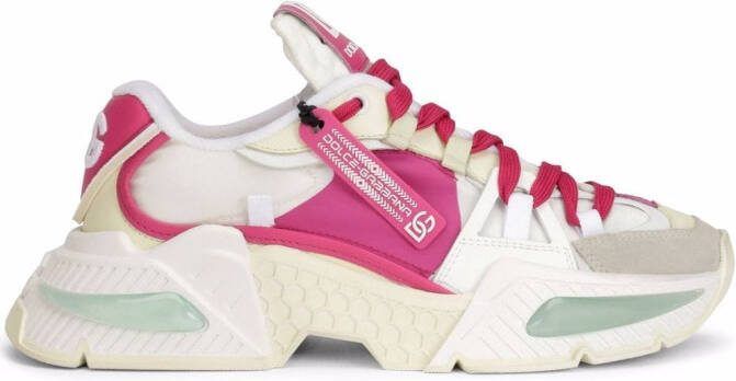 Dolce  Gabbana Airmaster panelled sneakers White