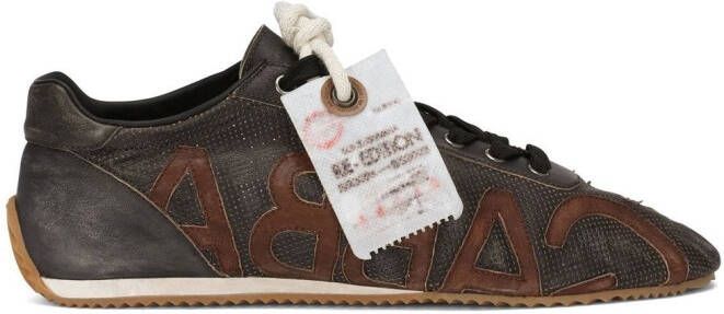 Dolce  Gabbana Thailandia leather sneakers Brown