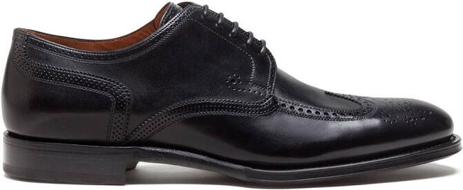 Dolce  Gabbana brogue detail derby shoes Black