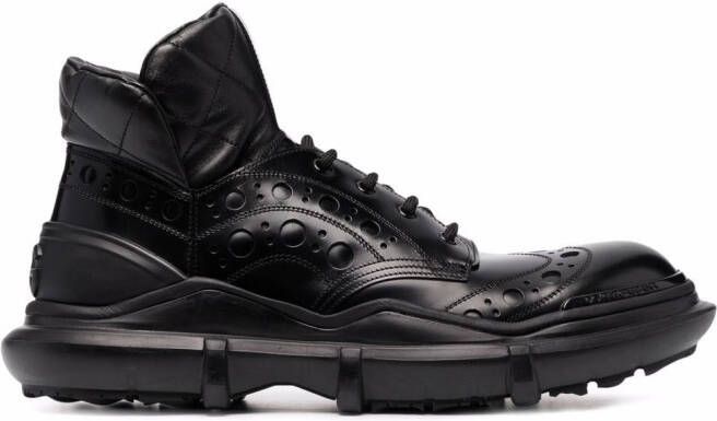 Dolce  Gabbana brogue-style boots Black
