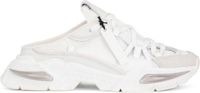 Dolce  Gabbana chunky-sole slip-on sneakers White