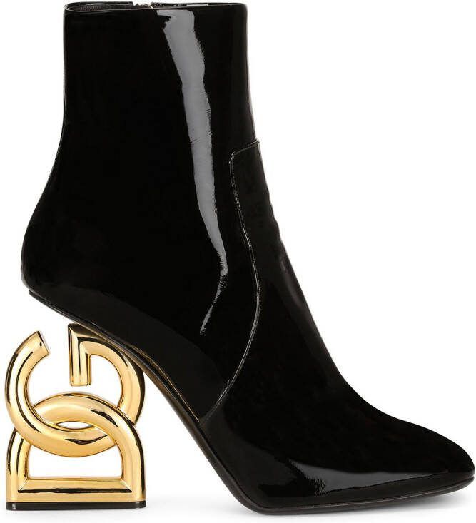 Dolce  Gabbana DG-heel boots Black