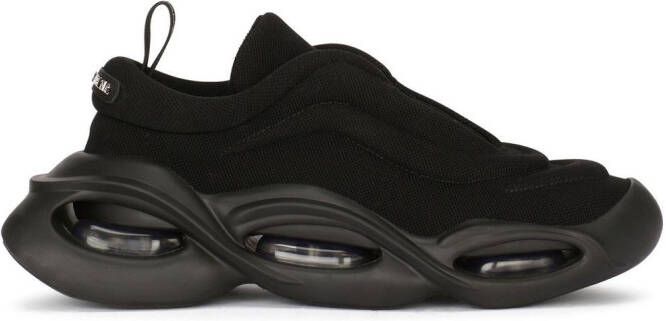 Dolce  Gabbana Fabric Wave low-top sneakers Black