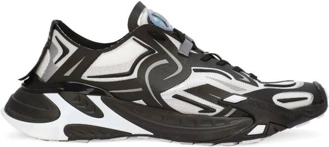 Dolce  Gabbana Fast in Maglina panelled sneakers Black