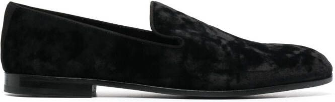 Dolce  Gabbana flat loafers shoes Black