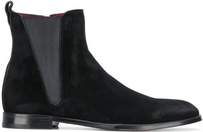Dolce  Gabbana Giotto suede ankle boots Black