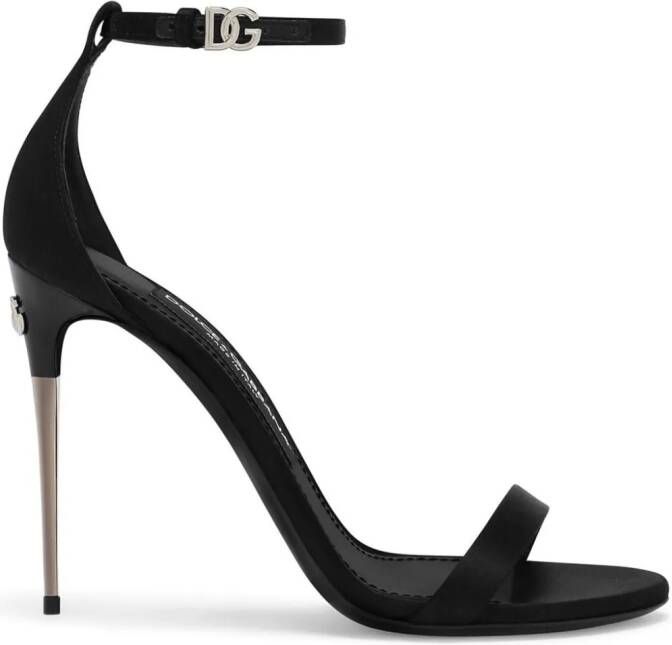 Dolce  Gabbana Keira 105mm leather sandals Black