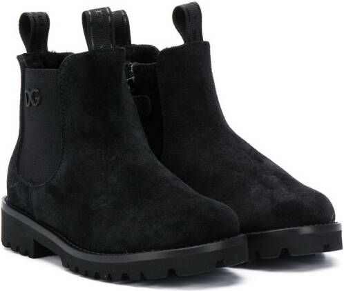 Dolce  Gabbana Kids Beatle boots Black