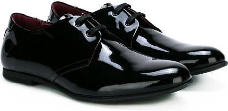 Dolce  Gabbana Kids classic derby shoes Black