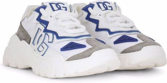 Dolce  Gabbana Kids Daymaster leather sneakers White