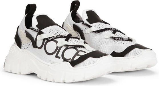 Dolce  Gabbana Kids Daymaster logo-print sneakers White