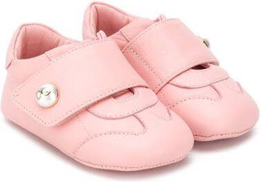 Dolce  Gabbana Kids DG logo pearl sneakers Pink