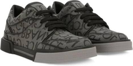Dolce  Gabbana Kids New Roma low-top sneakers Black