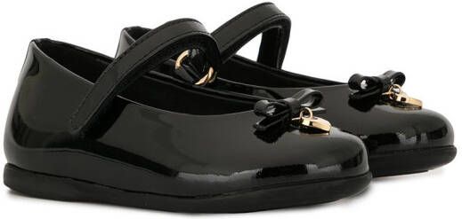 Dolce  Gabbana Kids Mary Jane ballerina shoes Black