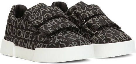 Dolce  Gabbana Kids Portofino low-top sneakers Black