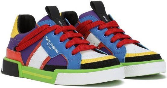 Dolce  Gabbana Kids Portofino low-top sneakers Blue
