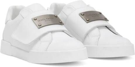 Dolce  Gabbana Kids Portofino low-top sneakers White