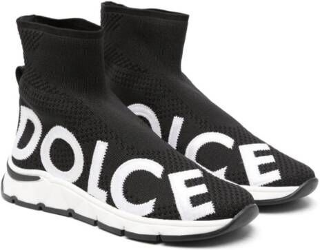 Dolce  Gabbana Kids Sorrento 2.0 high-top sneakers Black